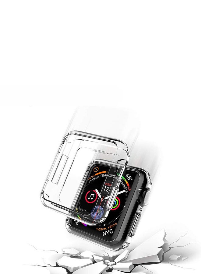 Protective Case Cover For Apple Watch Series 4/5 40 mm Clear - Image 2